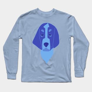 Blue head dog Long Sleeve T-Shirt